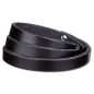 Preview: Wrap Bracelet 10mm Triple Wrap - Black
