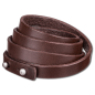 Preview: Wrap Bracelet 10mm Fourfold Wrap - Brown