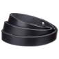 Preview: Wrap Bracelet 13mm Triple Wrap - Black