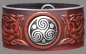 Preview: Lederarmband Triskel-Dragon