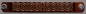 Preview: Leather Bracelet 24mm (15/16 inch) Knotwork (2) brown-antique