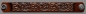 Preview: Leather Bracelets 24mm (15/16 inch) Intertwined Birds (10) brown-antique