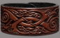 Preview: Leather Bracelet 32mm (1 1/4 inch) Caranes (9) brown-antique