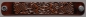 Preview: Leather Bracelet 32mm (1 1/4 inch) Caranes (9) brown-antique