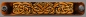 Preview: Leather Bracelet 32mm (1 1/4 inch) Intertwined Dogs (11) honey-antique