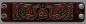 Preview: Leather Wristband 48mm (1 7/8 inch) Dragons (12) brown-antique