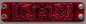 Preview: Leather Wristband 48mm (1 7/8 inch) Dragons (12) cherry red-antique