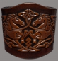 Preview: Lederarmband 80mm Pferde (11) braun-antik