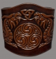 Preview: Leather Bracelet 80mm (3 1/8 inch) Dragons (12) brown-antique