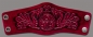 Preview: Lederarmband 80mm Drachen (12) kirschrot-antik