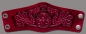 Preview: Leather Bracelet 80mm (3 1/8 inch) Dragons (12) cherryred-antique