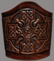Preview: Leather Bracelet 90mm (3 9/16 inch) Celtic Cross (4) brown-antique
