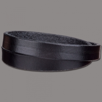 Wickelarmband 10mm 2fach schwarz