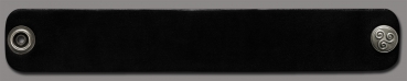 Lederarmband 32mm schwarz
