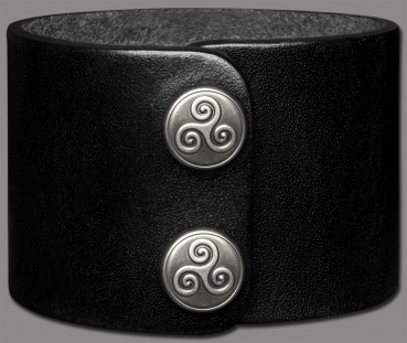 Leather Bracelet 48mm (1 7/8 inch) black