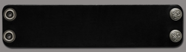 Leather Bracelet 48mm (1 7/8 inch) black