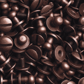 Preview: Knopfschraubnieten 5mm kupfer-antik