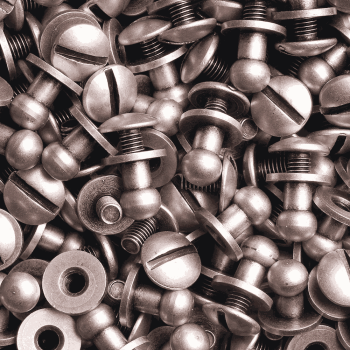 Preview: Knopfschraubnieten 5mm silber-antik