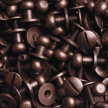 Preview: Knopfschraubnieten 6mm kupfer-antik