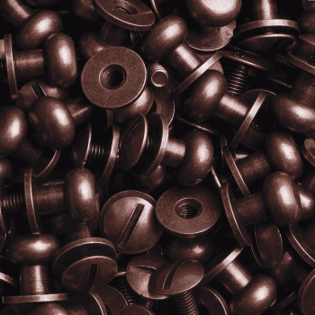 Preview: Knopfschraubnieten 8mm kupfer-antik