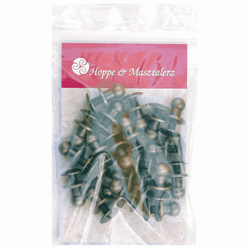 Preview: Knopfschraubnieten 5mm nickel-antik