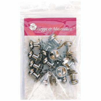 Preview: Knopfschraubnieten 8mm nickel-geschwärzt