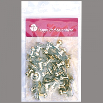 Button Screw Studs 5mm nickel-glossy