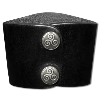 Preview: Leather Bracelet 60mm (2 3/8 inch) black