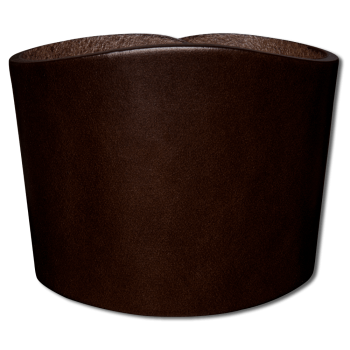 Leather Bracelet 60mm (2 3/8 inch) brown