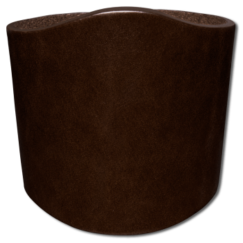 Leather Bracelet 80mm (2 3/8 inch) brown