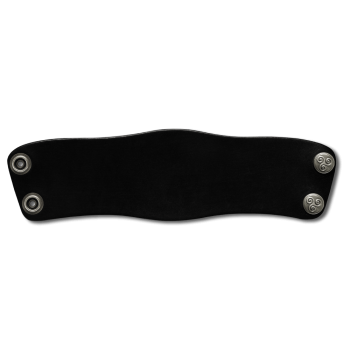 Preview: Leather Bracelet 60mm (2 3/8 inch) black