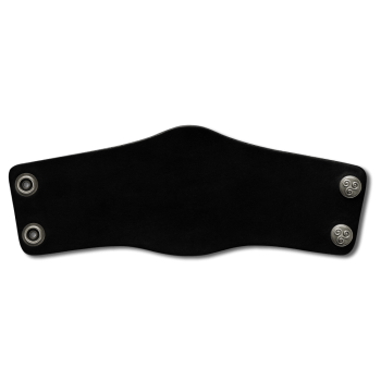 Preview: Leather Bracelet 80mm black