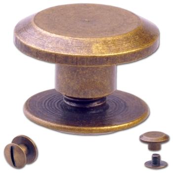Schraubnieten 3MM messing-antik
