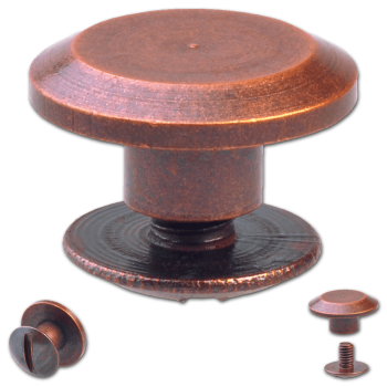 Schraubnieten 3MM kupfer-antik