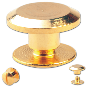 Schraubnieten 3MM messing-glänzend (goldfarben)