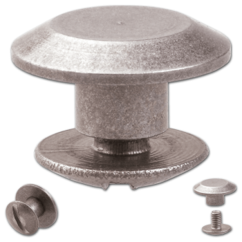 Schraubnieten 3MM nickel-antik