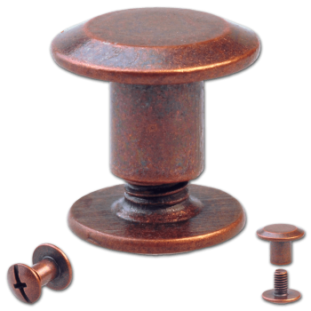 Schraubnieten 5MM kupfer-antik