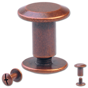 Schraubnieten 7MM kupfer-antik