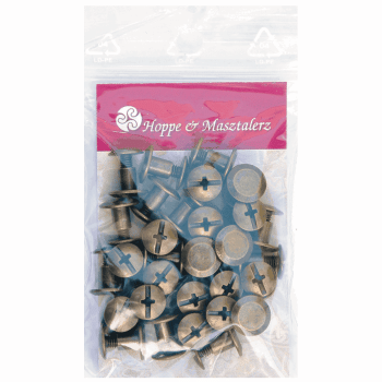 Preview: Schraubnieten 5MM messing-antik