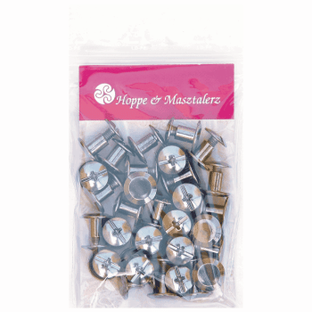 Preview: Schraubnieten 5MM nickel-geschwärzt