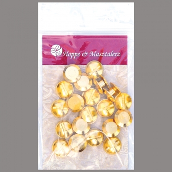 Screw Rivets 3MM brass-glossy (gold colored)