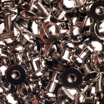 Button Screw Studs 8mm nickel-glossy