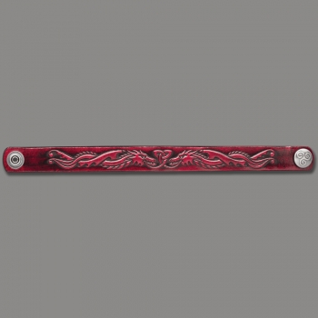 Leather Bracelet 16mm (5/8 inch) Dragon (12)