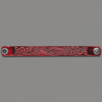 Leather Wristband 20mm (4/5 inch) Snake (11)