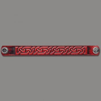 Leather Bracelet 20mm (4/5 inch) Knotwork (14)