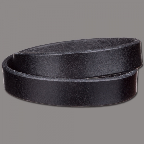 Wickelarmband 13mm 2fach schwarz
