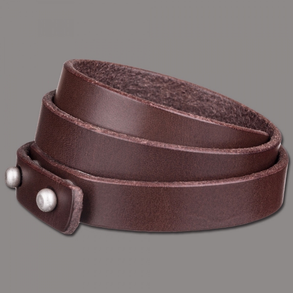 Wrap Bracelet 13mm Triple Wrap - Brown