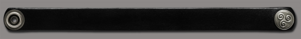 Lederarmband 16mm schwarz