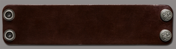 Leather Bracelet 48mm (1 7/8 inch) brown