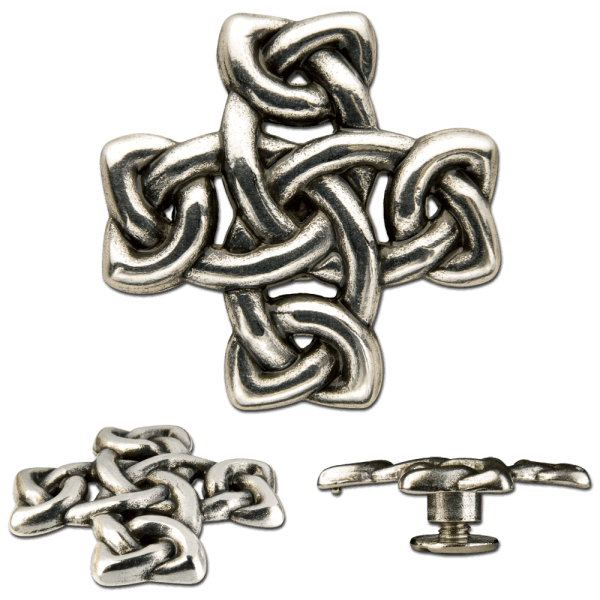 Concho Celtic Openwork Cross Knot